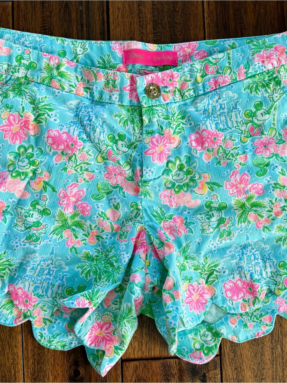 Lilly Pulitzer x Disney Parks Buttercup Short, Scallop Hem